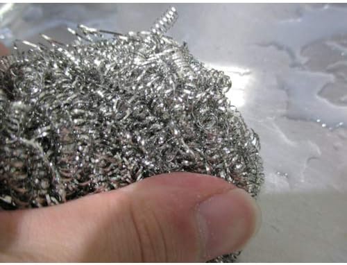 Bonster Gold Scourer, Carl Kate, Stainless Steel, Approx. 2.8 oz (80 g), Quickly Removes Stubborn Dirt, Can be Used for Wire Mesh, etc