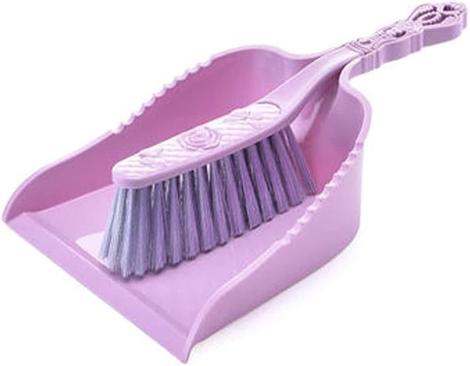 Feather Duster,Cleaning Brush Soft Cleaning Brush Hand Broom Dust Pan and Brush Set Hotel Family Clothes Dust Hair Sofa Bed Sheets Bedspread Carpet Cleaning Scrub Brushes for Cleaning (Color : Blauw)