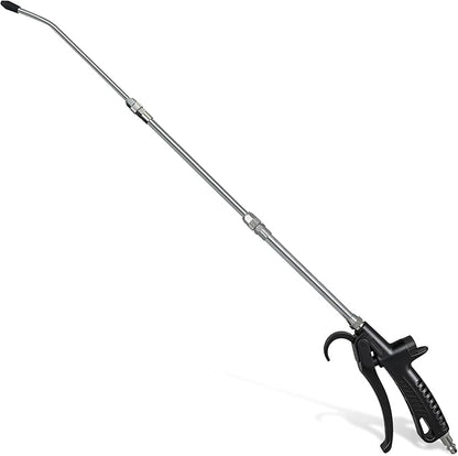 KEENTECH High-Volume Powerful Air Blow Gun, 22–46 Inch Extensible Air Nozzle Blow Gun, Extended Air Blower Gun for Dust Removal in Narrow Gap, Pneumatic Air Compressor Accessories Tool with 1/4" Plug