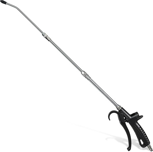 KEENTECH High-Volume Powerful Air Blow Gun, 22–46 Inch Extensible Air Nozzle Blow Gun, Extended Air Blower Gun for Dust Removal in Narrow Gap, Pneumatic Air Compressor Accessories Tool with 1/4" Plug