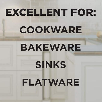 Weiman Stainless Steel Sink and Pots & Pans Cleaner and Polish