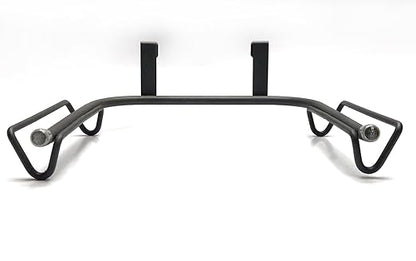 FitWell Over-The-Cabinet-Door Grocery Installation Plastic Recycling & Trash, Under Sink Garbage Bag Holder, Trash Bag Holder Rack for Recycled Reusable Disposable Grocery Bag (Industrial Gray)