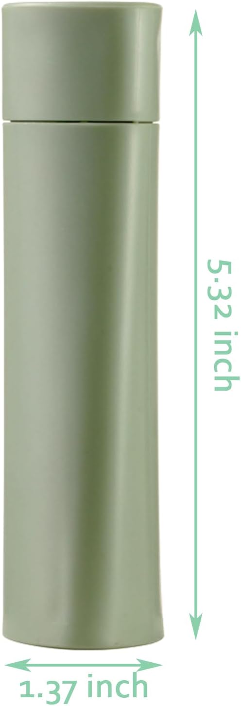 Travel Lint Roller with Cover and 4 Refills Compact Lint Remover Small Pocket Lint Roller for Clothes Portable Sticky Roller 200 Sheets Total (Slate Green)