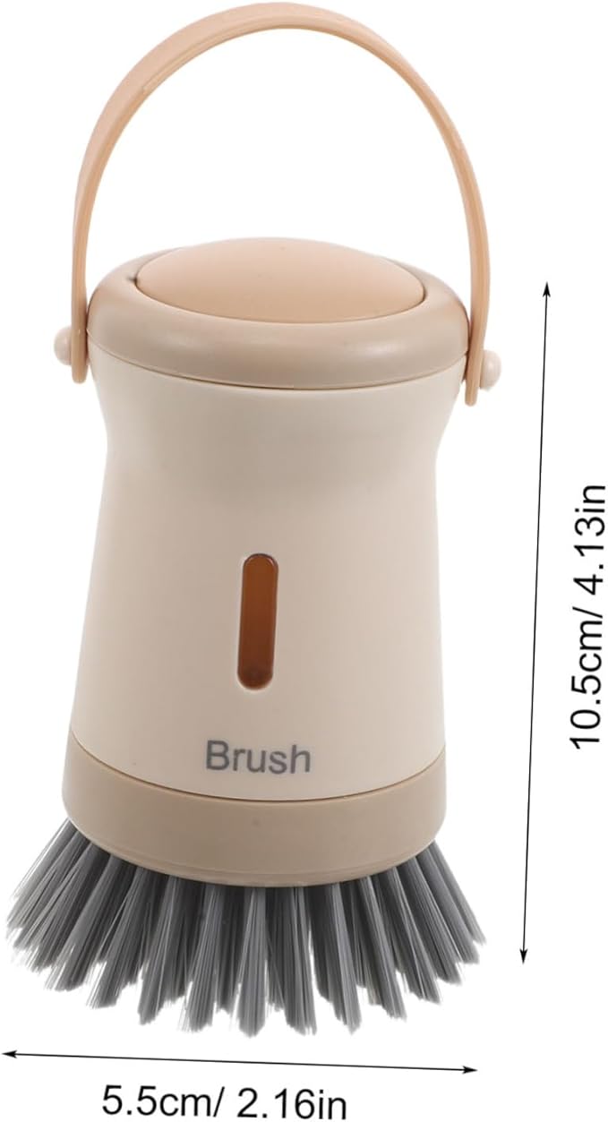 VOSAREA Liquid Adding Brush for Dishes Kitchen Dish Brush Soap Dispenser for Gentle Cleaning