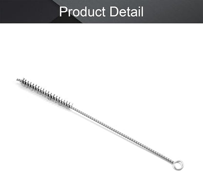Utoolmart Steel Wire Cleaning Brush, Spiral Power Tube Cleaning Tool, Bottle Brush, 0.5-inch Diameter 12-inch Length, 10pcs