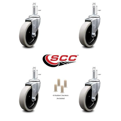 Service Caster Brand – Compatible with/Replacement for - Carts - Rubbermaid - Series 4000, 3355-88, 3424-88