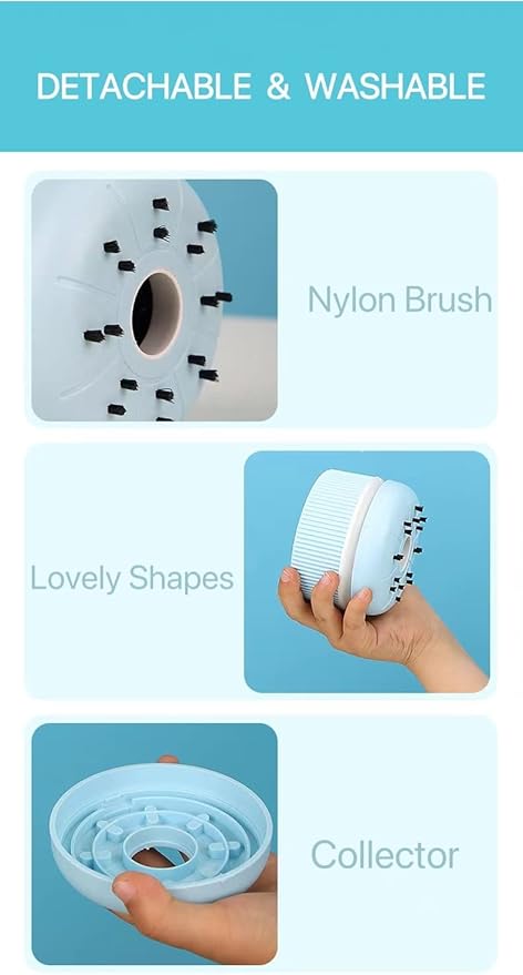 OIF Desktop Vacuum Cleaner, Table Vacuum Cleaner,Mini Table dust Sweeper Convenient Two AA Batteries Cordless&360º Rotatable Design for Keyboard/Home/School/Office