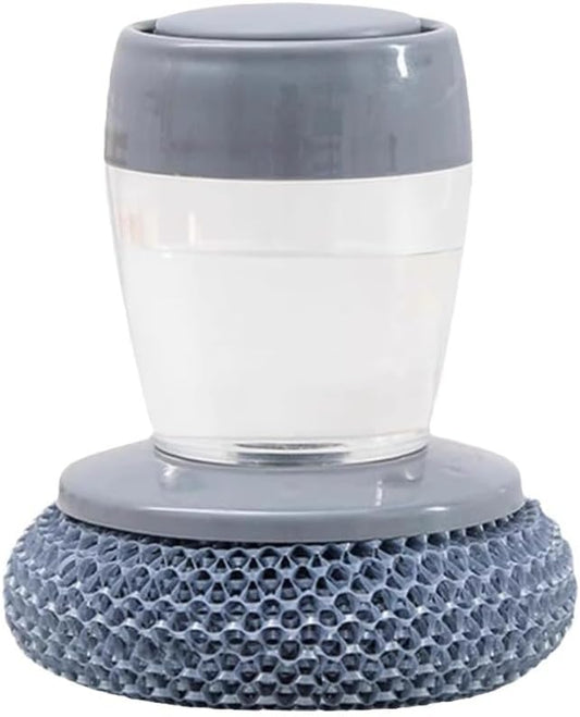 3-in-1 Self-Filling Soap Dispenser Brush - Ergonomic Grip for Easy Pot & Pan Washing