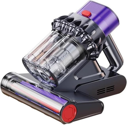 Mattress Vacuum Cleaner with 14kpa Suction, Hepa Filtration & Hot Air, High-Frequency Tapping & Smart Dust Sensor for Effective Bed & Couch Cleaning