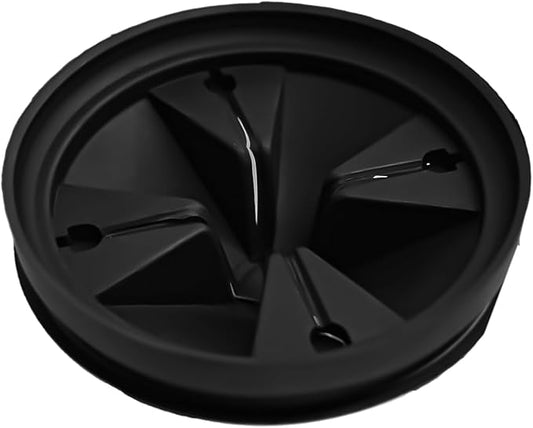 3 1/8" Garbage Disposal Sink Baffle QCB-AM Splash Guard for Insinkerator, Garbage Disposal Quiet Collar Drain Plugs Cover Splash Guard Replacement for InSinkErator Evolution Series(Black)