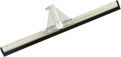 Restaurantware-SQUEEGEE ONLY: Clean Tek Professional 21.75 Inch Floor Squeegee, 1 Broom With Double Rubber Blade - Handle Sold Separately, Heavy-Duty, Steel Wiper For Concrete Floor