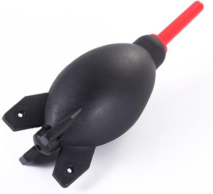 FocusFoto PRO 6.6 Inch Rubber Rocket Air Blower Duster Cleaner Dust Cleaning for DSLR Camera CCD Lens Keyboard Red
