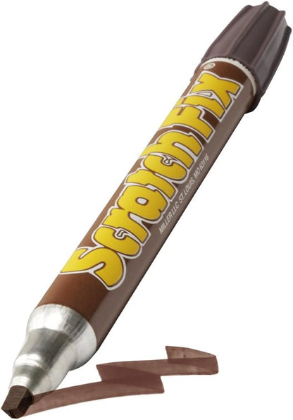 Miller SF1204 Wood Stain Scratch Fix Pen / Wood Repair Marker - Red Brown Wood