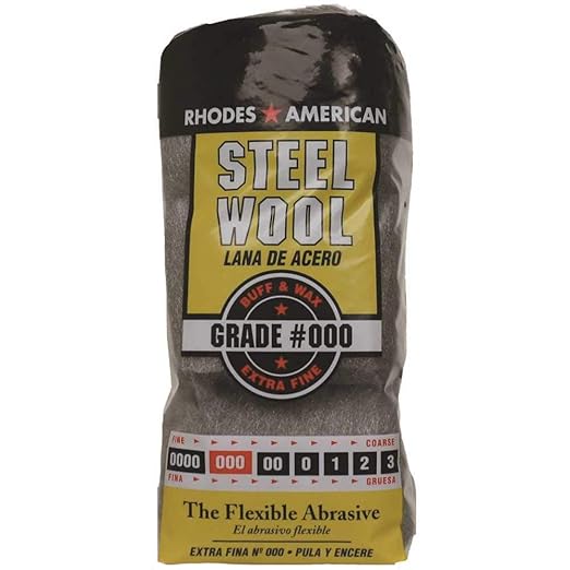 STEEL WOOL PAD #000 12PK