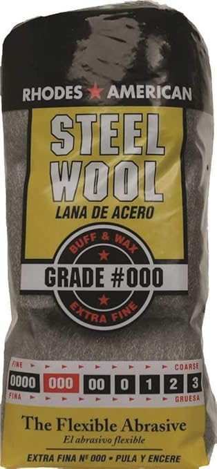 STEEL WOOL PAD #000 12PK