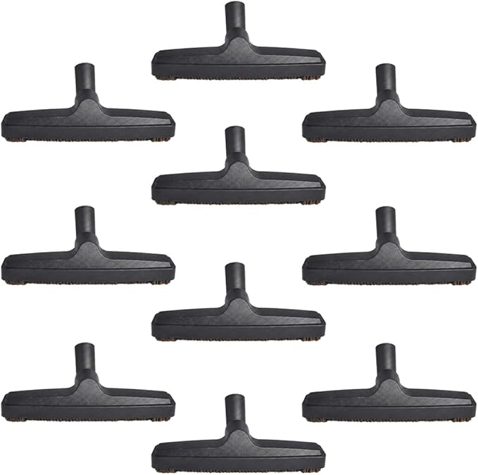 Selgo Universal 1 ¼ Inch (32mm) Black Vacuum Cleaner Floor Brush 12" Wide (12" Floor Brush), Pack of 10