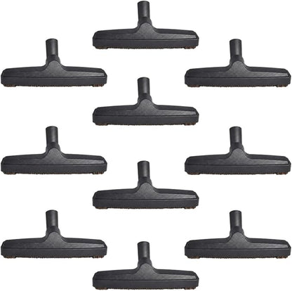 Selgo Universal 1 ¼ Inch (32mm) Black Vacuum Cleaner Floor Brush 12" Wide (12" Floor Brush), Pack of 10