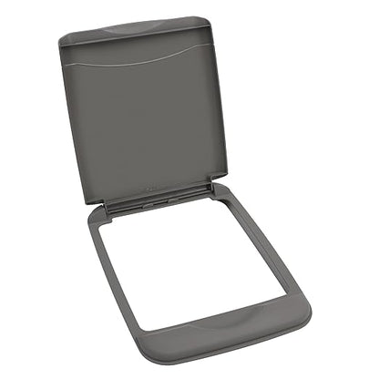 Rev-A-Shelf 35 Qt Under Sink Garbage Can Lid, Kitchen and Bathroom Cabinet, Replacement Plastic Trash Bin Lid Only, Gray, RV-35-LID-13-1-40, 2 Pack