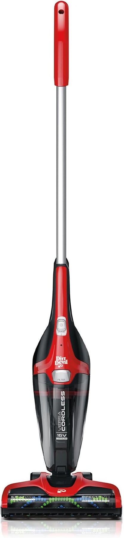 Dirt Devil 3-in-1 Versa Stick Vacuum Cleaner, Lightweight, Rechargeable, Ideal for Pet Hair, Dog Beds, Stairs, and More, Cordless Vacuum Cleaners for Home Use