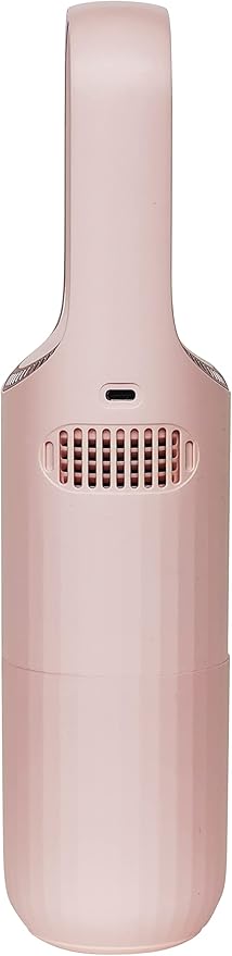 Portable Hand Vacuum Cleaner Handheld Cordless Cleaner for Pet Hair Dirt Home Dust, Car Interior, Lightweight, Easy to Use, Compact Design Battery Rechargeable with USB-C Cable (Pink Color)