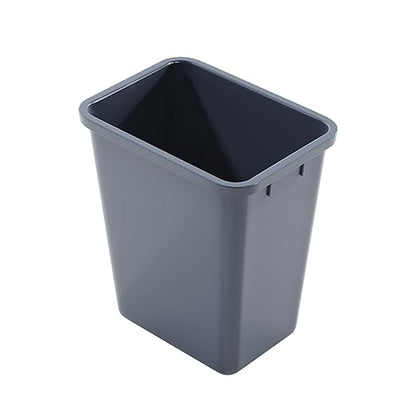 Dowell B15 Wood Base Wastebasket Pullout with 20Qt Plastic Bin (4006 0115)