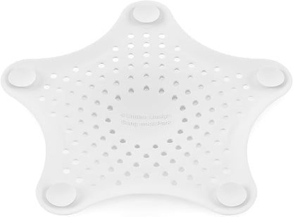 Umbra Starfish Drain Cover/Hair Catcher, White