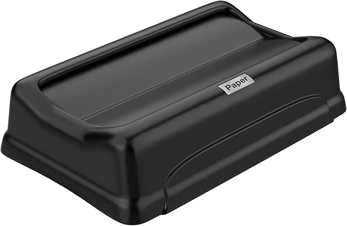 SDSNTE Trash Can Lid Compatible for 16/23 Gallon Slim Jim Trash can, 16 Gallon CleanTek Trash Can, 22 Gallon Highboy Trash Can, Pack of 2