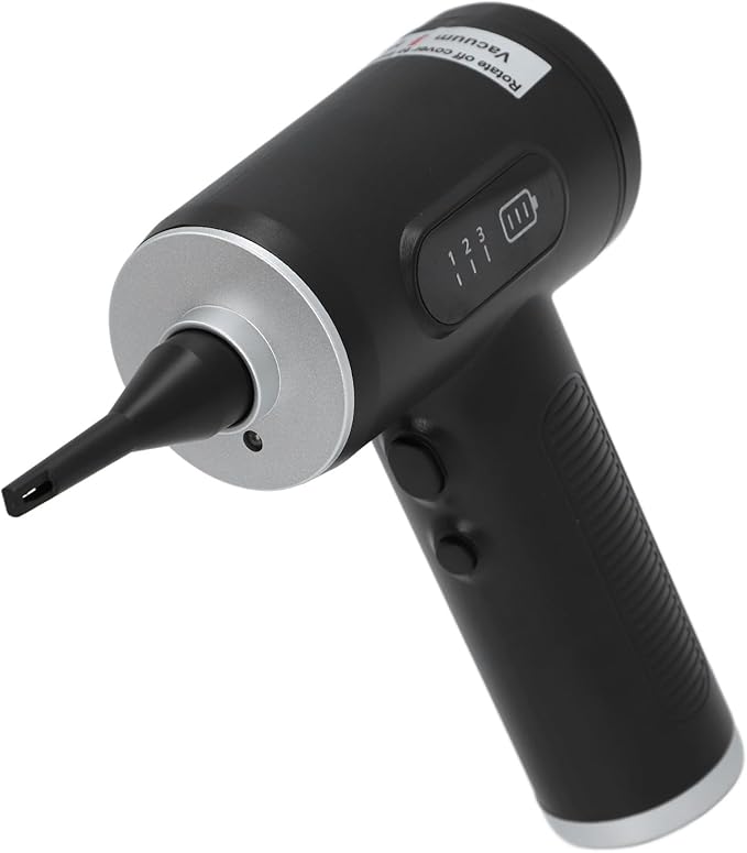 Electric Compressed Air Duster Vacuum Cordless PC Car Dust Blower Cleaner 50000RPM Reable with Display LED Light