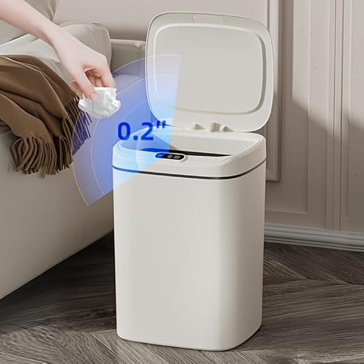 Smart Trash can, Easily Opened with a Wave of Your Hand, Tightly Sealed, Effectively Blocking Odors, Keeping The air Fresh, Stylish in Appearance, Sturdy and Durable, Easy to Clean. (Medium)