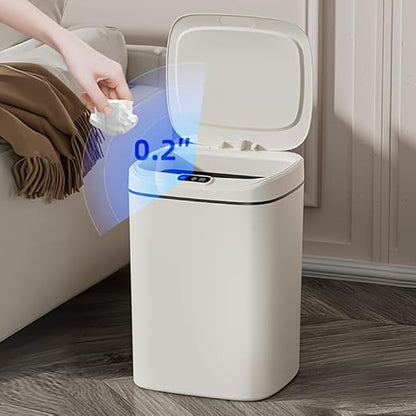 Smart Trash can, Easily Opened with a Wave of Your Hand, Tightly Sealed, Effectively Blocking Odors, Keeping The air Fresh, Stylish in Appearance, Sturdy and Durable, Easy to Clean. (Small)