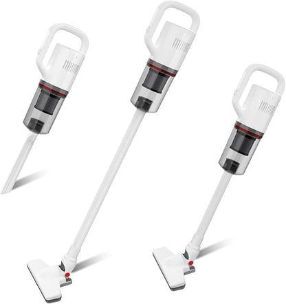 KEROMEE Cordless Vacuum Cleaner, Handheld Stick Small Lightweight Vacuum for Home Pet Hair Hardwood Floor Cat Litter Area Rug Cleaning