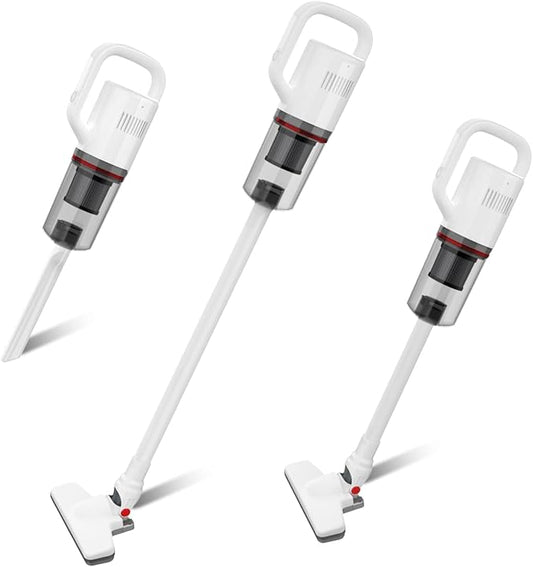 KEROMEE Cordless Vacuum Cleaner, Handheld Stick Small Lightweight Vacuum for Home Pet Hair Hardwood Floor Cat Litter Area Rug Cleaning