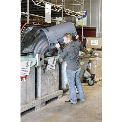 Rubbermaid Commercial Products BRUTE Heavy-Duty Round Garbage Can with Venting Channels, 44 Gallon, Green, Waste Container for Landscapers/Construction Sites/Restaurants/Offices/Warehouses/Home