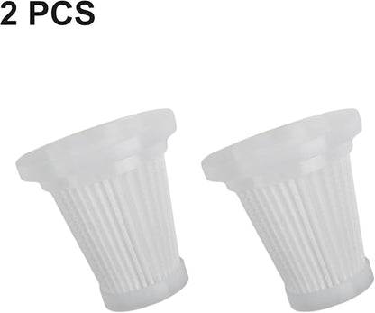Washable HEPA Replacement Filters For Handheld Car & Cordless Desk Vacuum Cleaners - Car Vacuum Cleaner Replacement Filters, Dust Filter(2pcs)