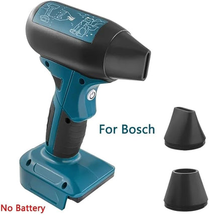 Mini Jet Dry Blower Turbo Fan Compatible with Bosch 18V Battery, for Bosch Battery Powered 130000RPM Portable Handheld Cordless Blower for Car, Leaf, Workshops, Lawns, Cleaning(no Batteries)