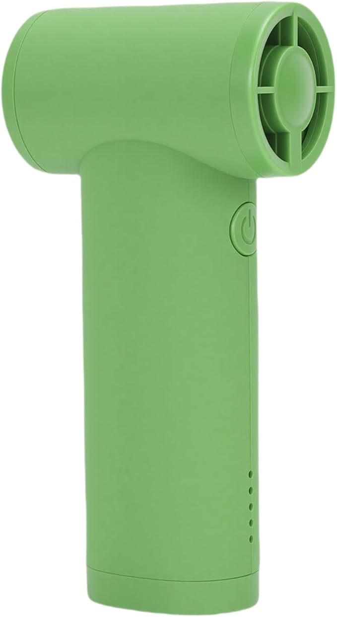 Naroote Compressed Air Duster, 40000RPM Cordless Air Blower, Mini Blower with 5 Speeds Adjustable Power & Type C Rechargeable 5000mAh, Ideal for Cleaning Keyboards, Computers & Cars (Green)