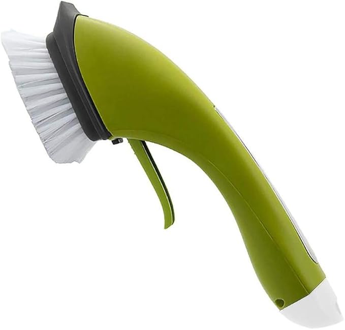 Yosoo Automatic Soap Dispensing Brush, Professional Anti Skid Handle, Easy to Use, with Pot Brush for Sink Kitchen (1)