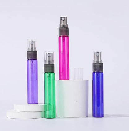 20 Pack Set 10ML Protable Refill Bulk Atomizer Spray Travel Perfume Bottle Hydrating Empty Bottle (Red)