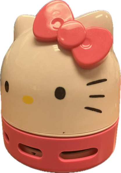 Hobby Lobby Hello Kitty Desktop Vacuum, 5 inch Height, for Dust and Crumbs, Handheld, Lightweight, Pink, Pink/White/Black