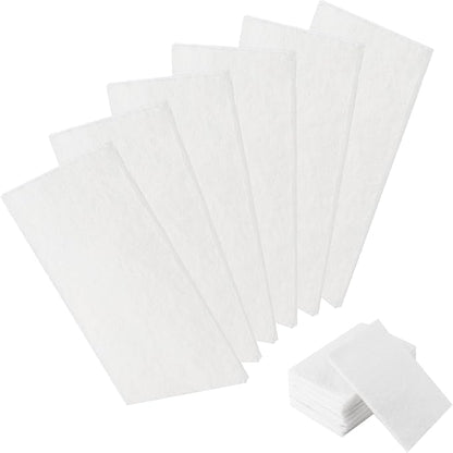 12PCS White Non Woven Pads & Non Scratch Scrubbing Pads 4x6 Inch Light Duty Scouring Pad & Abrasive Surface Scrubber Multi Scouring Sponge for Polishing Cleaning Pads Non Abrasive