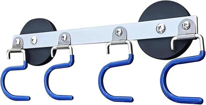 Magnetic Mop Broom Holder Wall Mount Heavy Duty No Drill Over the Door Broom Gripper RV Camper Wall Organizer