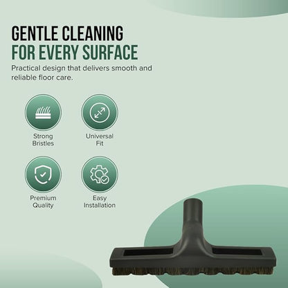 Selgo Universal 1 ¼ Inch (32mm) Vacuum Cleaner Floor Brush with Wheels 12" Wide (12" with Wheels), Pack of 10