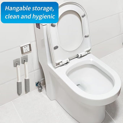 4TH Pumice Stone Toilet Bowl Cleaning Stick with Extra Large Handle,Cleans Away Limescale Stain,Hard Water Rings, Calcium,Iron and Rust. Remover for Tile/Bath/Kitchen - 2 Pack