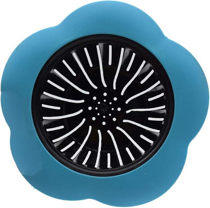 Kitchen Sink Strainer 4 Pack, Pouring strainers，Drain FilterLarge Wide Rim 4.5" Diameter (4.5" Diameter, 4 Color)
