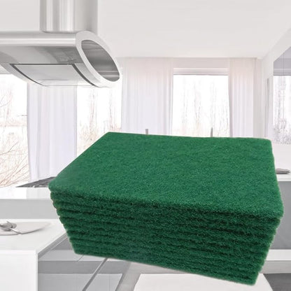 10-Pack Heavy Duty Non-Scratch Scouring Pads 5.90X3.93 Inch Durable Kitchen Scrub Sponges for Pots Pans Stove Top Dish Washing Cleaning Pads