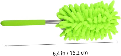 Comfortable to Hold Chenille Duster Telescopic Handle Microfiber Car Duster Extendable Soft for Ceiling Fans Blinds No Scratch