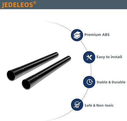 JEDELEOS Extension Wand Hose Replacement for Eureka 3670M Canister Vacuum Models 3670M 3670 3680 3670G 3670H 3672 3673 3674 3682 Series 17.8inch (Pack of 2)