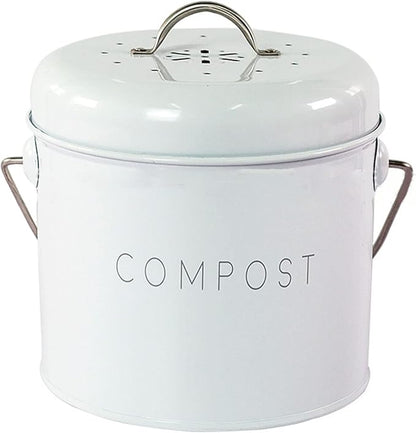 Kitchen Countertop Compost Bin with Lid Indoor Compost Container Compost Bucket for Kitchen Compost Pail Food Waste Bin