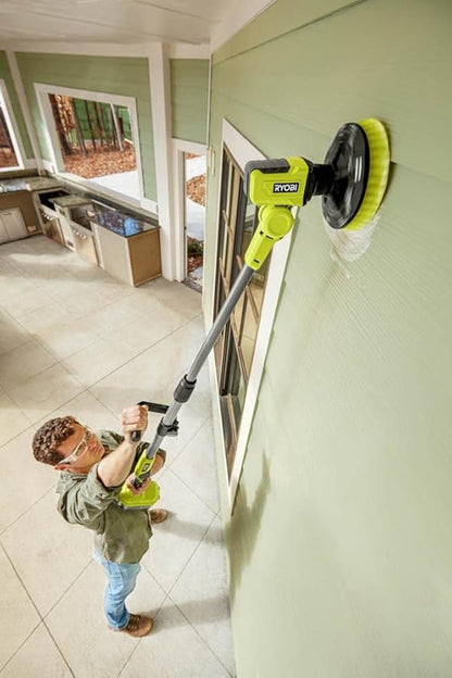 RYOBI ONEAND 18V Cordless TELESCOPING Power Scrubber Tool ONLY P4500