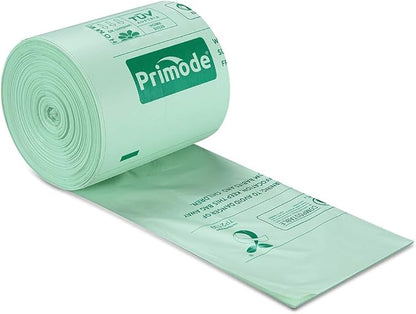 Compostable Trash Bags, Food Scraps Yard Waste Bags,Extra Thick 0.71 Mil. ASTMD6400 Compost Bags Small Kitchen Bin Bags, Certified By BPI and TÜV AUSTRIA (3 Gallon)